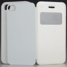 Чехол-книжка для iPhone 4/4S с пластиной для сублимации. Цвет: белый, черный, цветной