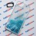 Чехол-переливашка пластиковый для iPhone iPhone 7 и iPhone 8 под полиграфическую вставку, прозрачный с блестками
