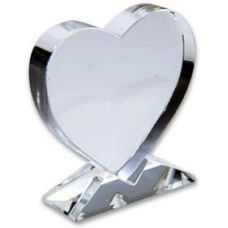 Фотокристалл "Сердце" (10х8х2 см), на подставке