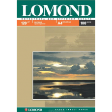 Фотобумага матовая односторонняя Lоmond 0102003 (A4, 210x297 см, 120 г/кв.м, 100 листов)
