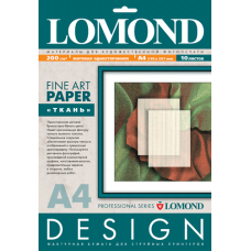 Фотобумага матовая односторонняя Lоmond Design Textile 0919041 (A4, 210x297 см, 200 г/кв.м, 10 листов, с тиснением Ткань)