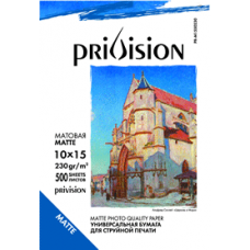 Фотобумага матовая односторонняя Privision (10x15 см, 230 г/кв.м, 500 листов)