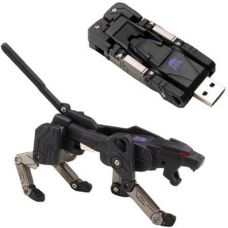 Накопитель USB flash 64ГБ ProfiSale.ru "Пантера - трансформер", серебристо-черный (USB2.0)
