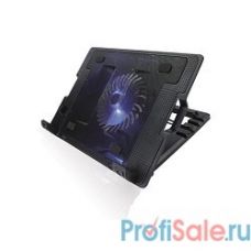 CROWN  Подставка для ноутбука CMLS-926 (Black) 17", 1*Fan,blue light,2*USB