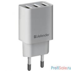 Defender Сетевой адаптер 3xUSB, 5V/3.1А , белый (UPA-31) (83587)