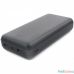 Гарнизон GPB-205 Портативный аккумулятор 20000мА/ч, 2 USB, type-c,  2.4A, черный					