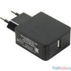 ORIENT PU-2601, Сетевое зарядное устройство, USB выход: 5В, 3.0A, защита от КЗ и перегрузки, цвет черный (30266)