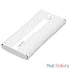 LDNIO LD_B4349 PQ1010/ Powerbank 10000 mAh/ PD + QC 3.0/  Type-C/ Выход: 3A, max 18W/ Бизнес стиль/ White