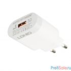LDNIO LD_B4370 A303Q/ Сетевое ЗУ + Кабель Type-C/ QC 3.0/ 1 USB Auto-ID/ Выход: 5V_9V_12V, 18W/ White