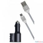 LDNIO LD_B4417 CM11/ Авто ЗУ + Кабель Micro/ 3 USB Auto-ID + Розетка 12V/ Выход: 120W, 25.5W (USB)/ Black