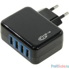 KS-is Forji KS-288 Зарядное ус-во 4 порта USB 4200мА от сети 