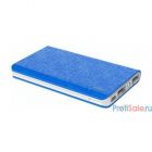 GOLF G12/ Powerbank 8000 mah + Кабель Micro usb /In Micro usb /Out USB 1 А, 2.1A/ Blue