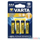 VARTA LR03/4BL LONG LIFE 4103 (4 шт. в уп-ке)