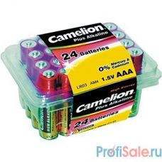 Camelion  LR03 Plus Alkaline PB-24 (LR03-PB24, батарейка,1.5В) (24 шт. в уп-ке)