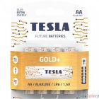 Tesla GOLD AA+ 4ks GOLD Alkaline baterie AA (LR06, пальчиковая, блистер/4 шт)