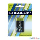Ergolux  6LR61 Alkaline BL-1 (6LR61 BL-1, батарейка,9В)  (1 шт. в уп-ке) 