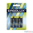 Ergolux..LR14 Alkaline BL-2 (LR14 BL-2, батарейка,1.5В)  (2 шт. в уп-ке)
