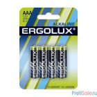 Ergolux  LR03 Alkaline BL-4 (LR03 BL-4, батарейка,1.5В) (4 шт. в уп-ке)