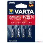 VARTA LR03/4BL LONGLIFE MAX POWER 4703 (4 шт. в уп-ке)