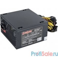 Exegate EX221638RUS-S Блок питания 500W Exegate 500NPXE(+PFC), ATX, black, 12cm fan, 24p+4p, 6/8p PCI-E, 4*SATA,3*IDE, FDD + кабель 220V с защитой от выдергивания