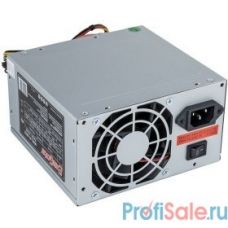 Exegate EX219185RUS-S Блок питания 500W Exegate AB500, ATX, SC, 8cm fan, 24p+4p, 3*SATA, 2*IDE, FDD + кабель 220V с защитой от выдергивания