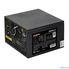 Exegate EX282044RUS-OEM Блок питания 600W Exegate 600PPH-LT-OEM, 80+, ATX, black, APFC, 12cm, 24p, (4+4)p, 5*SATA, 3*IDE