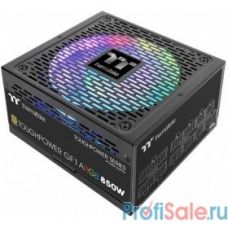 Блок питания Thermaltake ATX 850W Toughpower GF1 ARGB 80+ gold (24+4+4pin) APFC 140mm fan color LED 12xSATA Cab Manag RTL