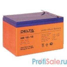 Delta HR 12-12 (12 А\ч, 12В) свинцово- кислотный  аккумулятор