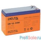 Delta HR 12-34W (9 А\ч, 12В) свинцово- кислотный  аккумулятор