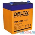 Delta DTM 1205  (5 А\ч, 12В) свинцово- кислотный аккумулятор  