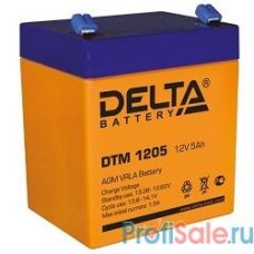 Delta DTM 1205  (5 А\ч, 12В) свинцово- кислотный аккумулятор  