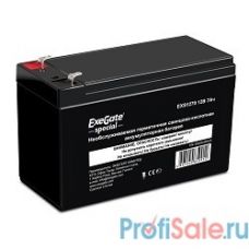 Exegate ES252436RUS АКБ ExeGate DT 1207/EXS1270 (12V 7Ah), клеммы F1