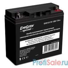 Exegate ES255177RUS АКБ ExeGate DTM 1217/EXS12170 (12V 17Ah), клеммы под болт М5