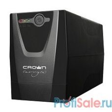 CROWN ИБП CMU-650XIEC {600 ВА / 300 Вт; Off-Line; 3 х IEC-320 ; 12V/7AH х 1; пластик}