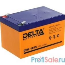 Delta DTM 1215 (14.5 А\ч, 12В) свинцово- кислотный аккумулятор  