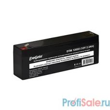 Exegate EX282957RUS Exegate EX282957RUS Аккумуляторная батарея ExeGate DTM 12022 (12V 2.2Ah), клеммы F1