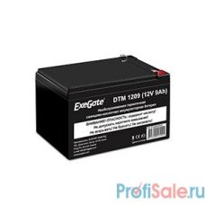 Exegate EX282966RUS Exegate EX282966RUS Аккумуляторная батарея ExeGate DTM 1209/EXS1290 (12V 9Ah 1234W), клеммы F2