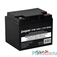Exegate EX282977RUS Exegate EX282977RUS Аккумуляторная батарея ExeGate DTM 1240 L (12V 40Ah), клеммы под болт М5
