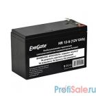 Exegate EX282963RUS Exegate EX282963RUS Аккумуляторная батарея ExeGate HR 12-6 (12V 6Ah 1224W), клеммы F2