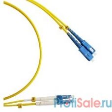 Hyperline FC-D2-9-LC/UR-SC/UR-H-2M-LSZH-YL (FC-9-LC-SC-UPC-2M) Патч-корд волоконно-оптический (шнур) SM 9/125 (OS2), LC/UPC-SC/UPC, duplex, LSZH, 2 м