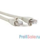 Hyperline PC-LPM-STP-RJ45-RJ45-C6a-1M-LSZH-GY Патч-корд FTP, экранированный, Cat.6a, LSZH, 1 м, серый 