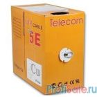 Telecom Кабель UTP кат. 5e 4 пары (305м) (0.40mm) CU серый [UTP4-TC1000C5EL-CU-IS]