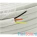 5bites TEL4615-100S-WH  Кабель телефонный (ШТЛП-4) STRANDED / 2PAIRS / CCS / FLAT / WHITE / 100М