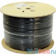 Exegate EX256750RUS Кабель FTP 4 пары кат.5e Exegate 100% медь,24AWG,  экран, внешн. прокладка, без троса, бухта 305м, черн., PE