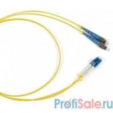 Hyperline FC-S2-9-FC/­UR-SC/­UR-H-1M-LSZH-YL Патч-корд волоконно-оптический (шнур) SM 9/­125 (OS2), FC/­UPC-SC/­UPC, simplex, LSZH, 1 м