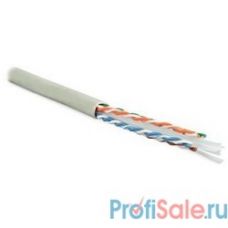 Hyperline UUTP4-C6-S23-IN-LSZH-GY-305 (305 м) Кабель витая пара U/­UTP, категория 6, 4 пары (23 AWG), одножильный (solid), с разделителем, LSZH, нг(С)-HF, –20°C – +75°C, серый