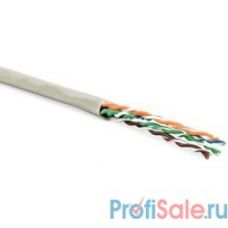 Hyperline UUTP4-C5E-P24-IN-LSZH-GY-100 (100 м) Кабель витая пара, неэкранированная U/­UTP, категория 5e, 4 пары (24 AWG), многожильный (patch), LSZH, нг(С)-HF, -20°C – +75°C, серый