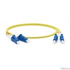 Hyperline FC-D2-9-LC/UR-LC/UR-H-50M-LSZH-YL Патч-корд волоконно-оптический (шнур) SM 9/125 (OS2), LC/UPC-LC/UPC, 2.0 мм, duplex, LSZH, 50 м