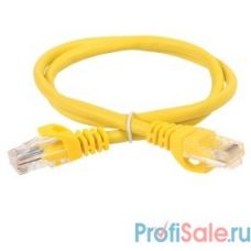 ITK PC05-C5EU-05M Коммутационный шнур (патч-корд), кат.5Е UTP, 0,5м, желтый