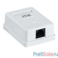 ITK CS2-1C06U-12 Настенная инф. розетка RJ45 кат. 6 UTP 1-порт